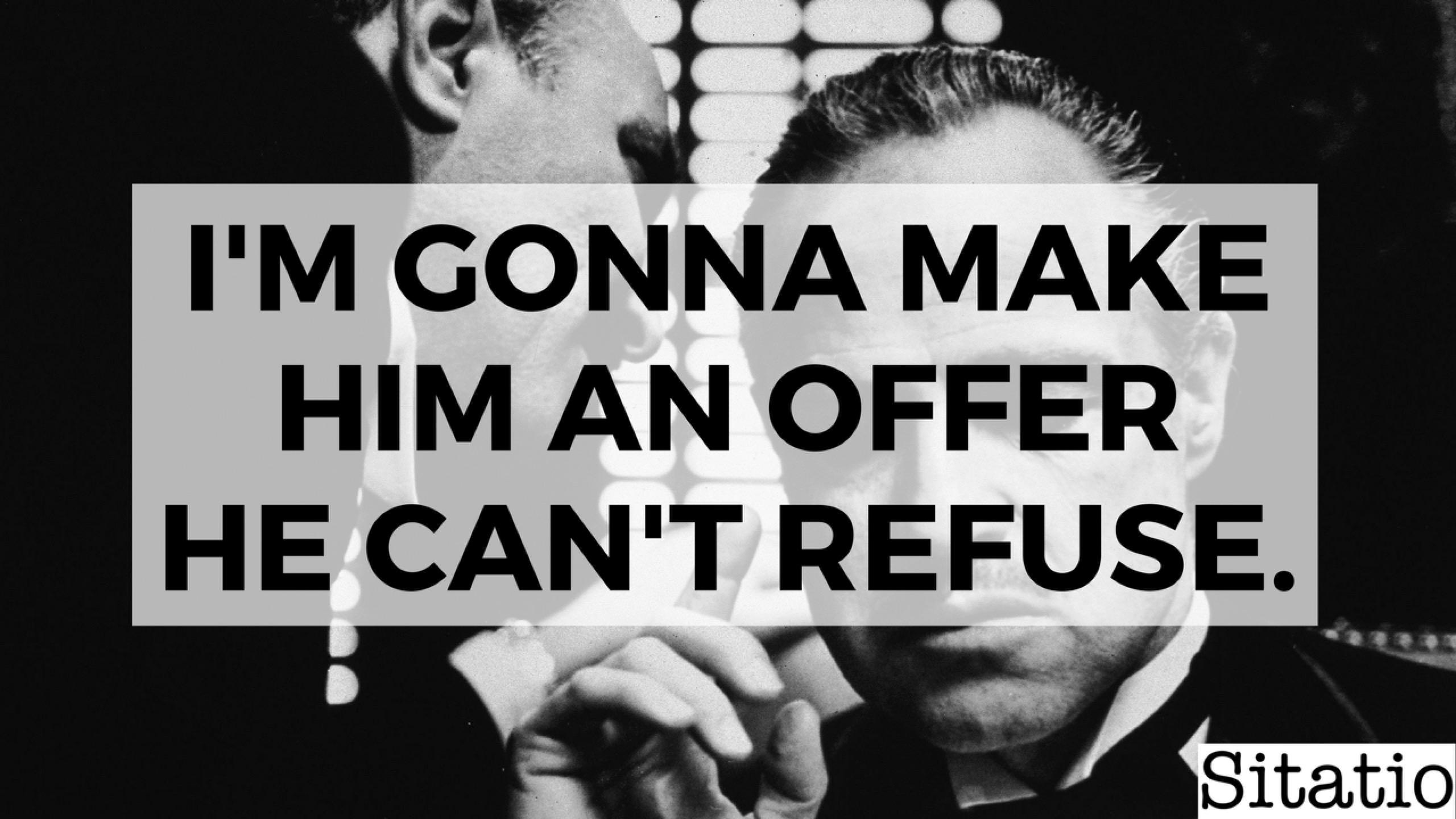 Quotes godfather corleone vito The Godfather: